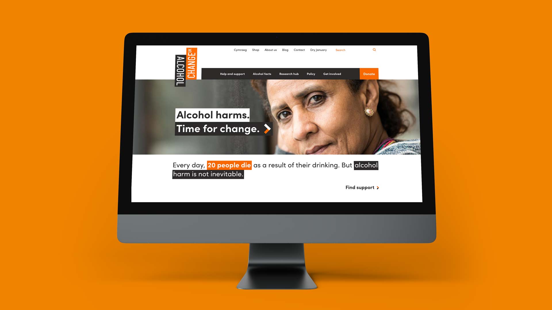 Alcohol Change UK website