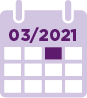 A calendar showing March 2021