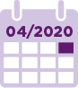 A calendar showing April 2020