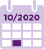 A calendar showing October 2020