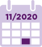 A calendar showing November 2020