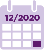 A calendar showing December 2020