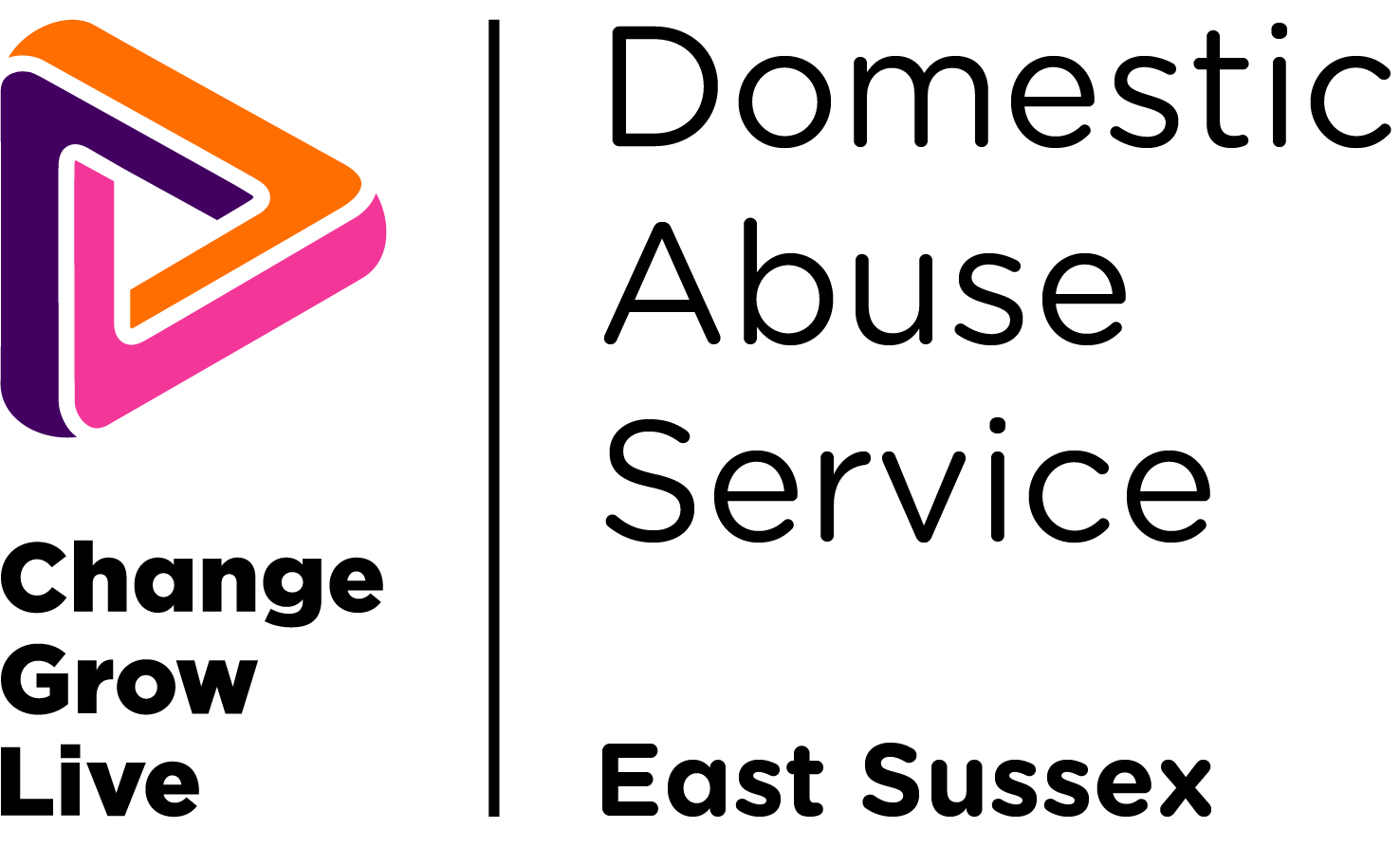 The Domestic Abuse Service logo in colour
