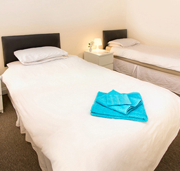 The bedroom at Oasis Runcorn
