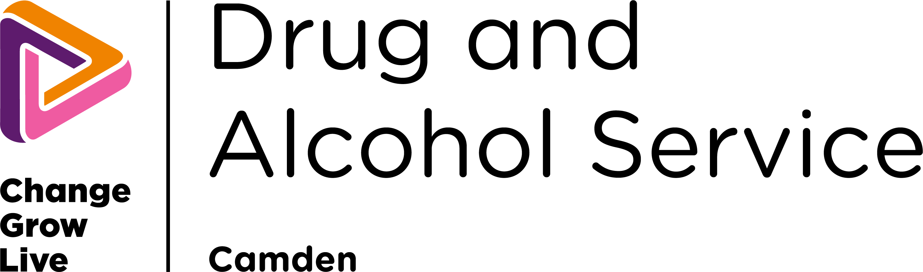 Drug and Alcohol Service Camden colour logo