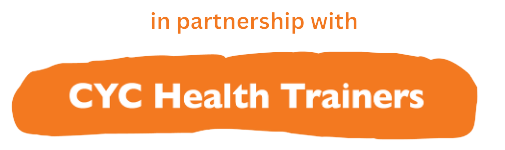 in partnership with CYC health trainers logo