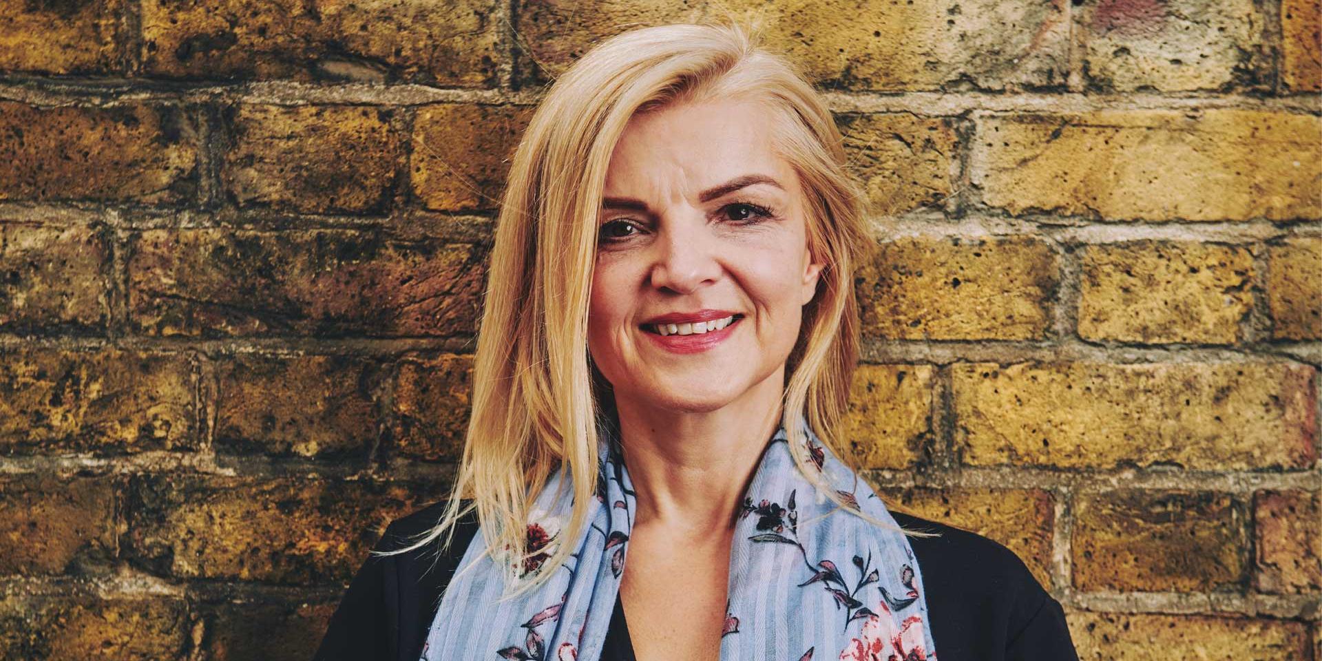 woman smiling