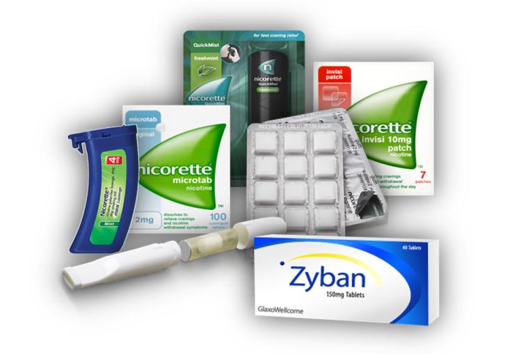 Selection of nicotine replacement products