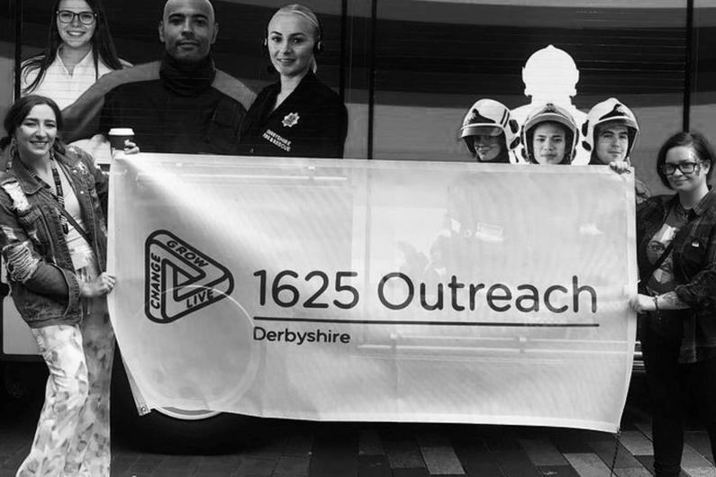 The 1625 outreach team at an event